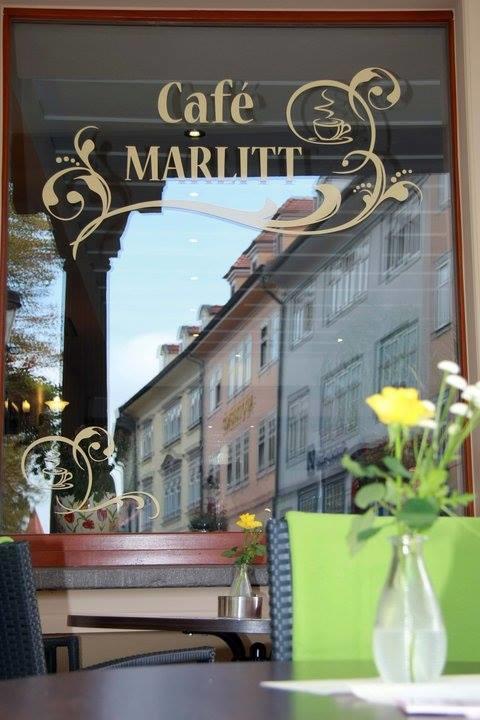 Cafe Marlitt Appartement Arnstadt Buitenkant foto